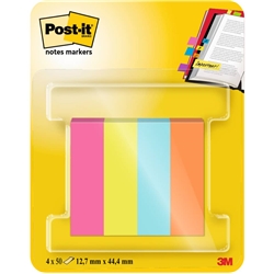 Segnapagina in carta removibili Post-it® Poptimistic-15x50 mm-conf. 4