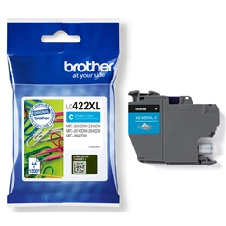 Cartuccia originale Brother LC422XLC - inkjet - ciano XL