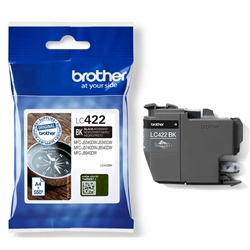 Cartuccia originale Brother LC422BK - inkjet - nero