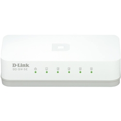 Switch a 5 porte D-Link bianco