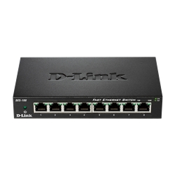 Switch a 8 porte D-Link gestione unmanaged nero
