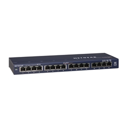 Switch a 16 porte Netgear gestione unmanaged blu