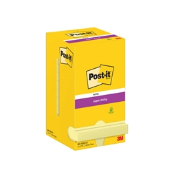 Post-it® Super Sticky Notes 76x76mm giallo Canary 12 blocchetti/90 ff