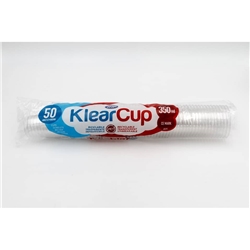 Bicchieri trasparenti - KlearCup - PET - 350 ml - conf. 50