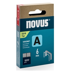 Punti acciaio per fissatrice - Novus - tipo A 53/6 - conf. 1800