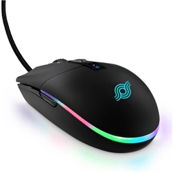 Mouse gaming - Media Range - con cavo - 6 pulsanti - nero
