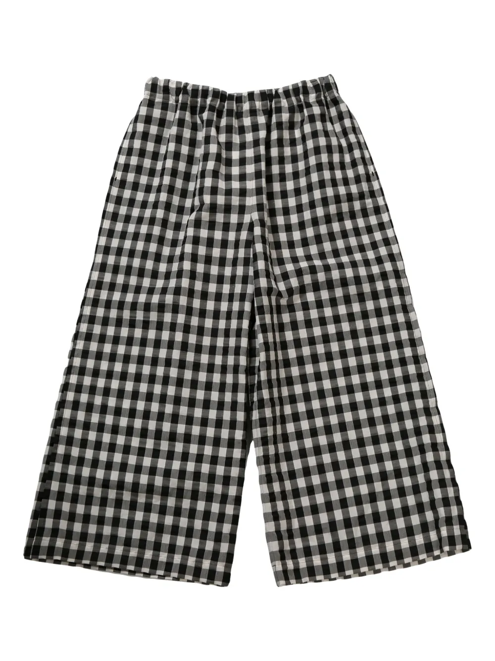 Comme des Garçons TAO gingham-pattern trousers - Nero