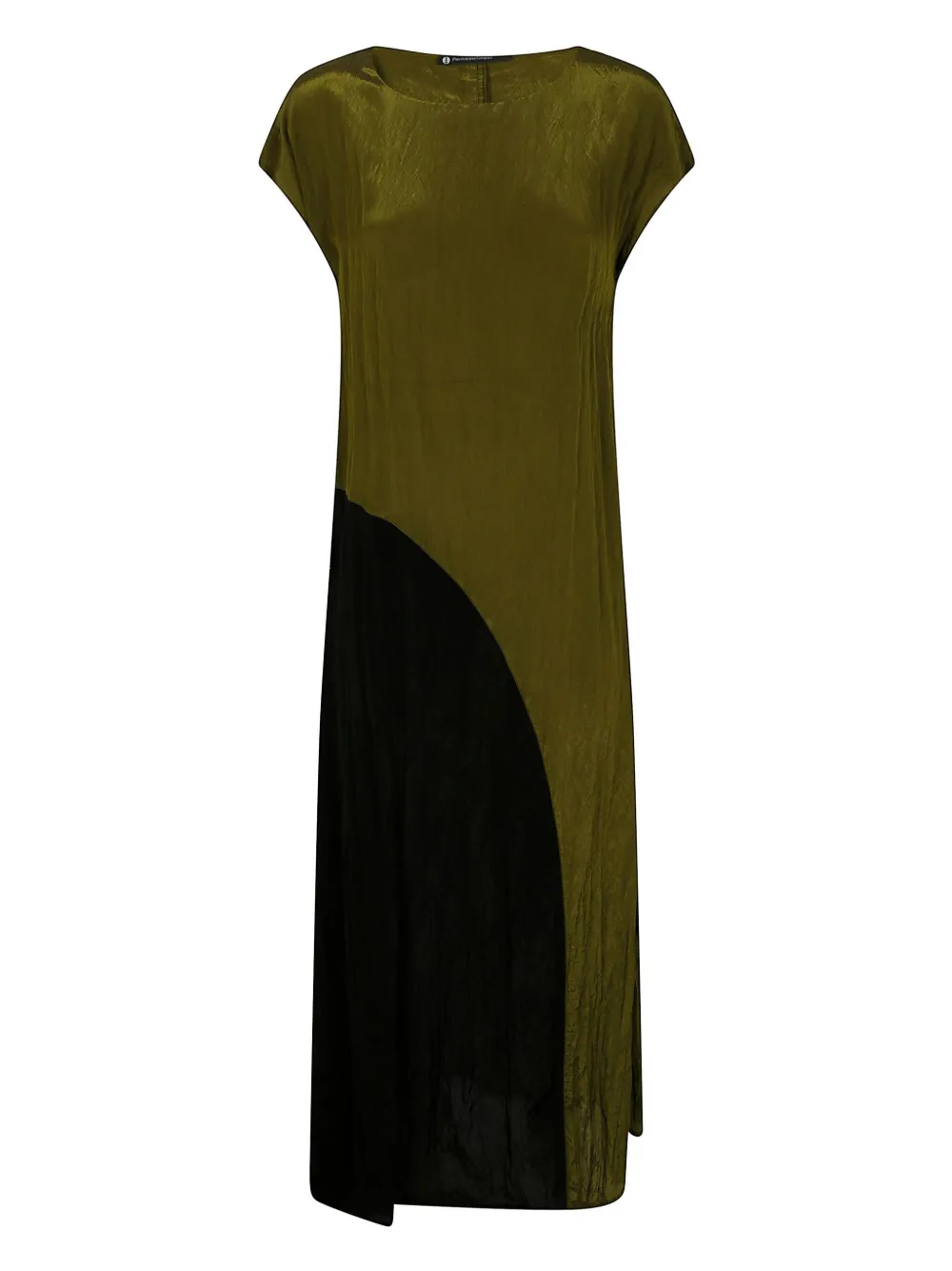 PierAntonioGaspari colour-block maxi dress - Verde