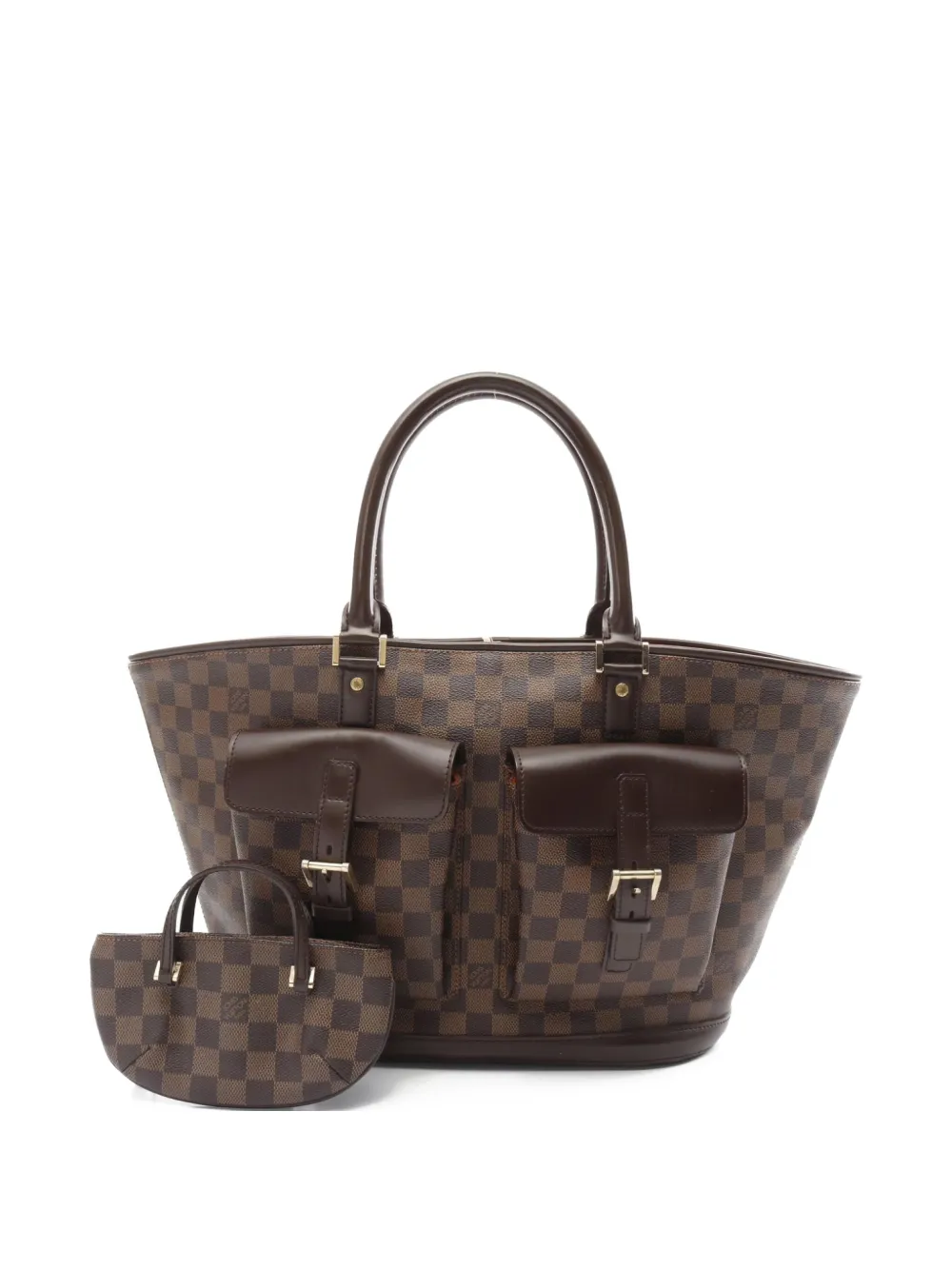 Louis Vuitton Pre-Owned 2005 Manosque GM shoulder bag - Marrone