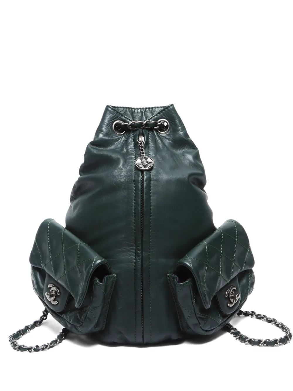 CHANEL Pre-Owned 2013 CC backpack - Verde