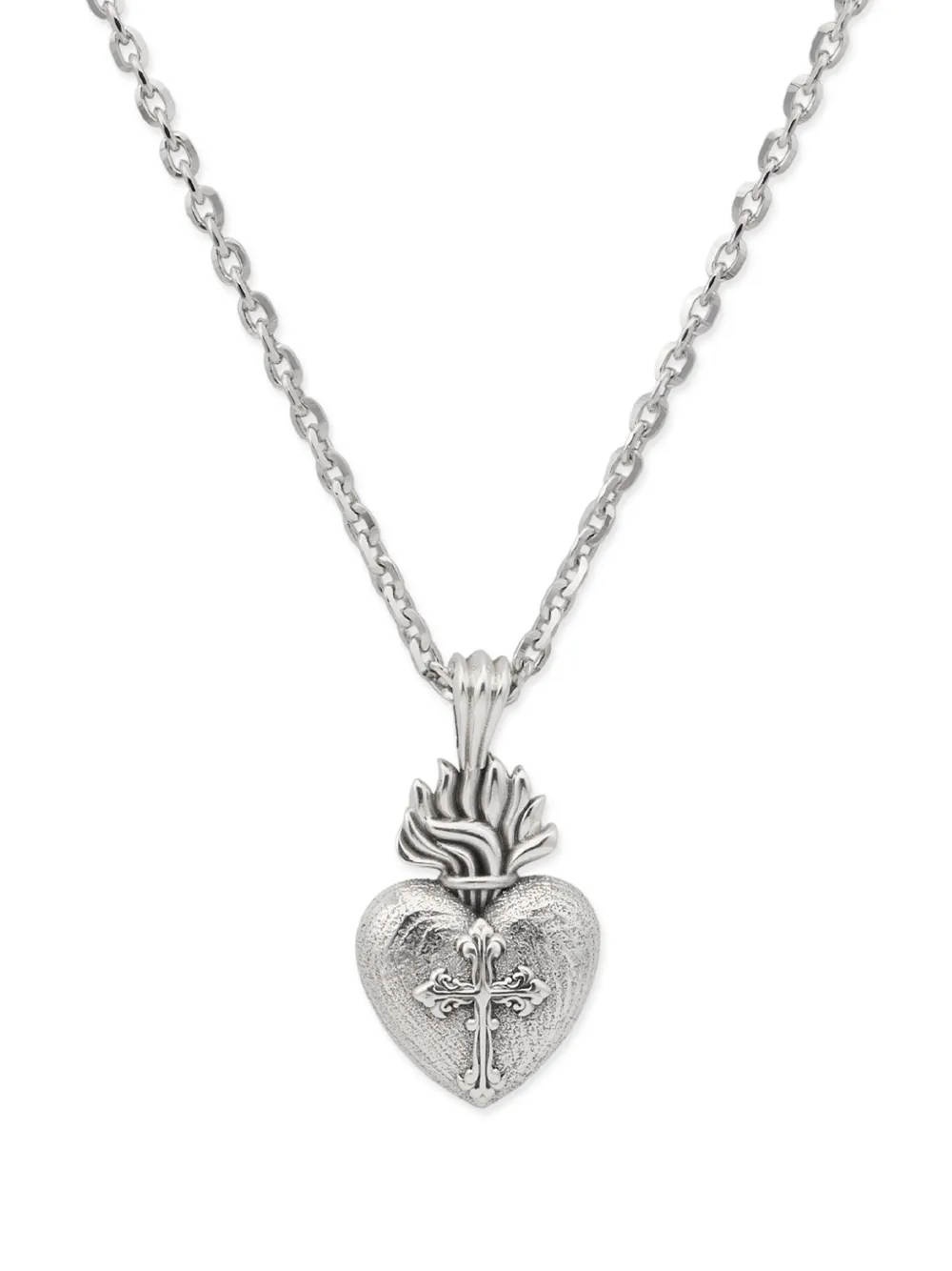 Emanuele Bicocchi Sacred Heart necklace - Argento