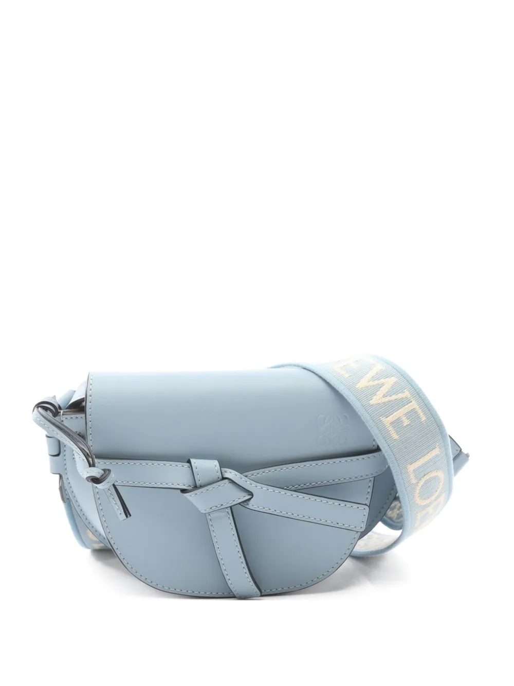 Loewe Pre-Owned 2020s mini Gate shoulder bag - Blu