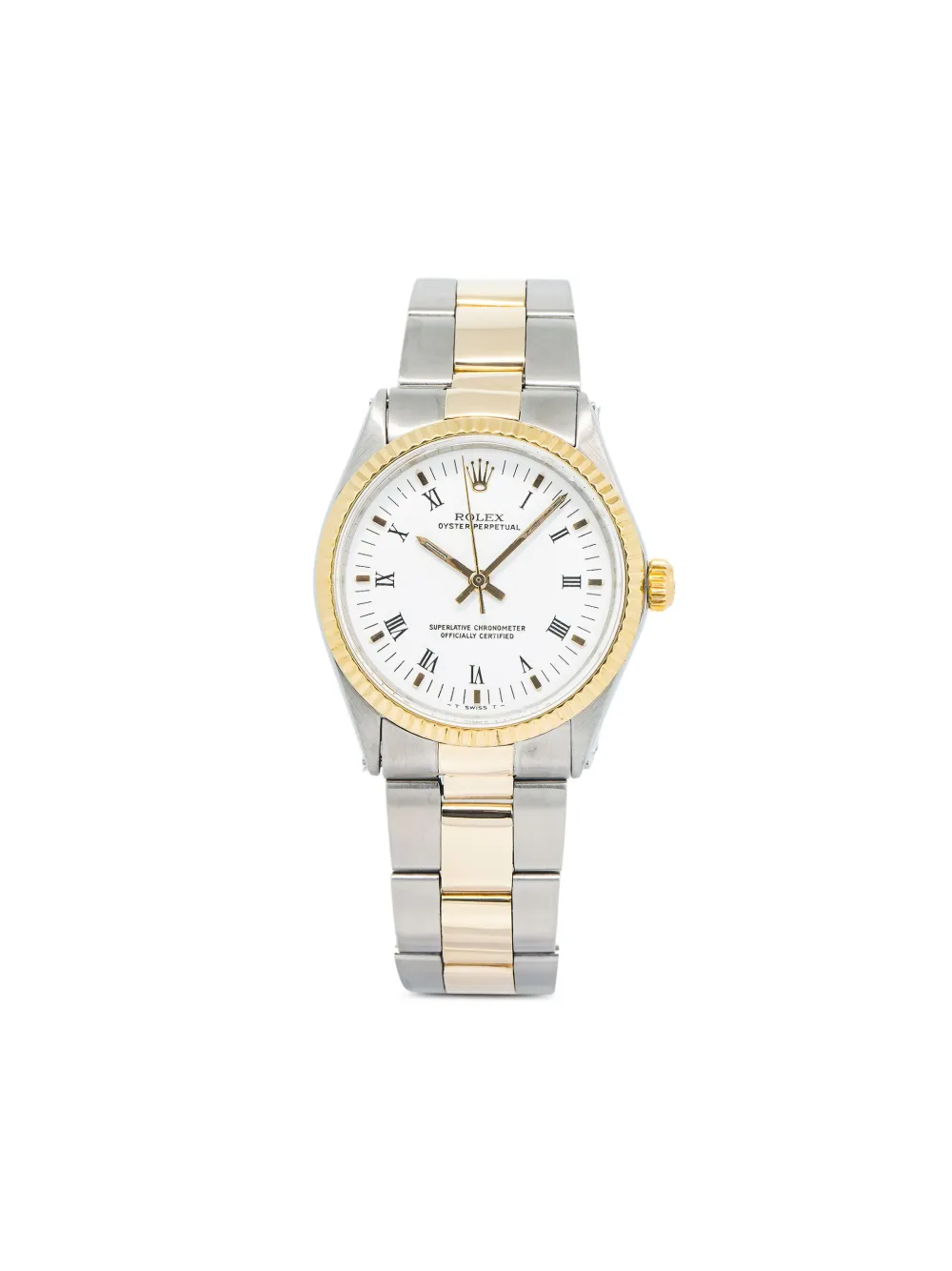 Rolex pre-owned Oyster Perpetual 34mm - Bianco