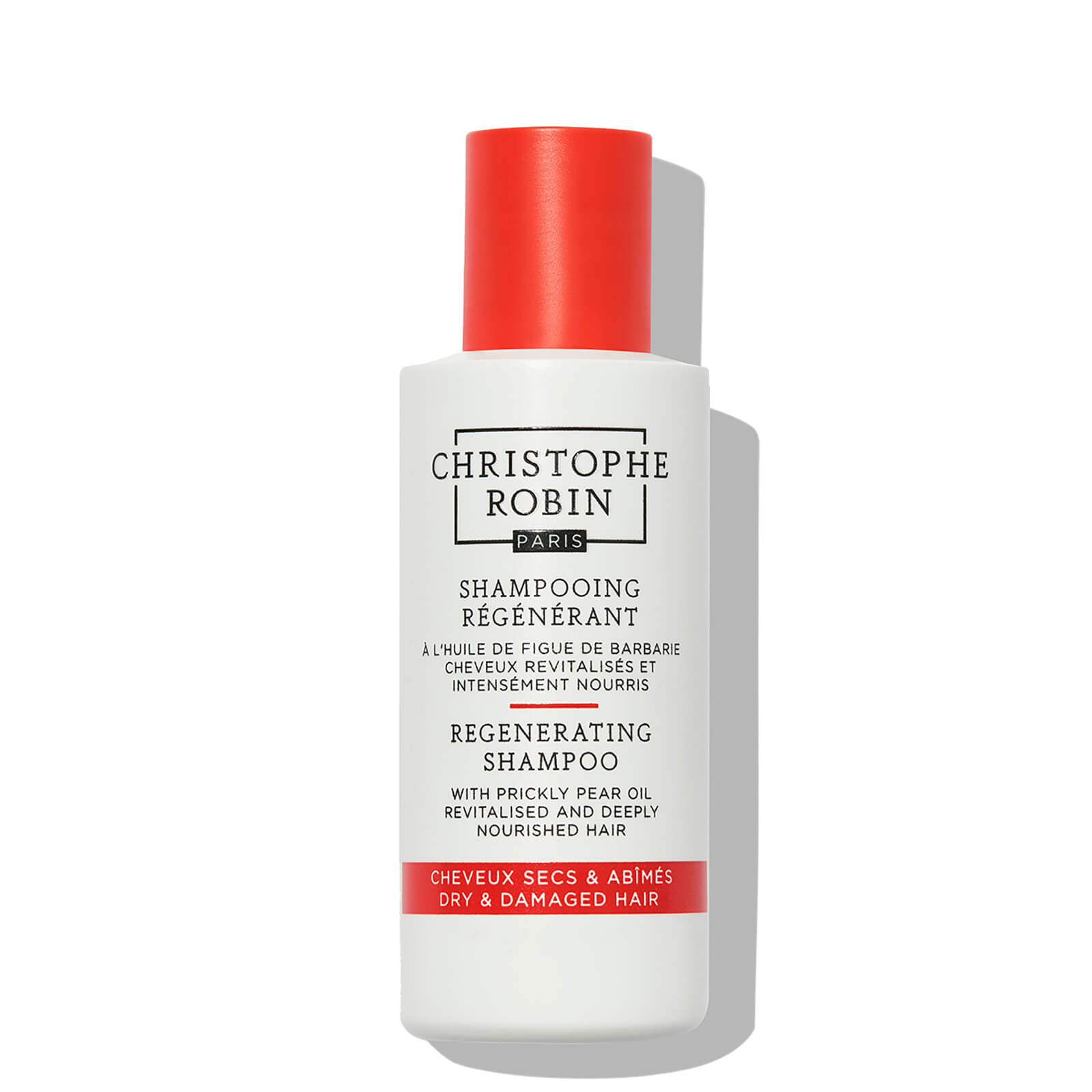 Christophe Robin New Regenerating Shampoo with Prickly Pear Oil 75ml