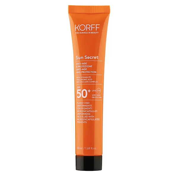 Korff Sun Secret Fluido Viso Uniformante 01 Light Spf 50+ 50ml