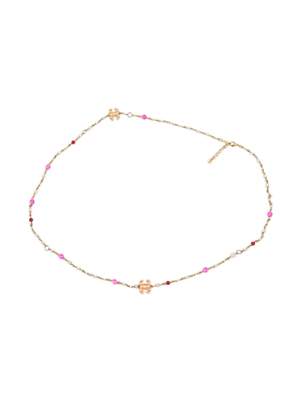 CHANEL Pre-Owned 2020s CC-logo necklace - Oro