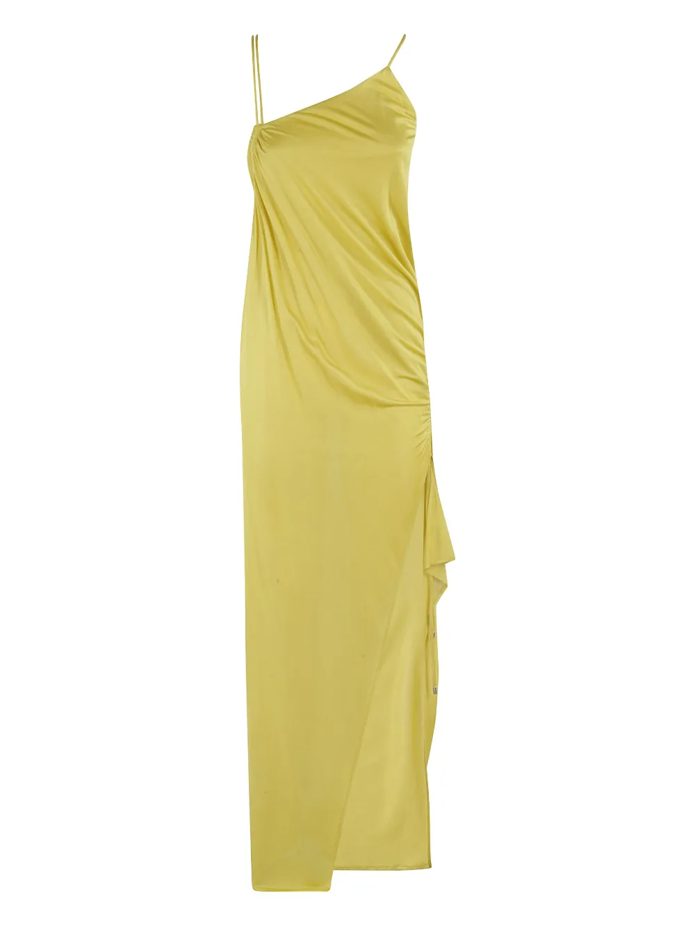 Blumarine draped asymmetrical maxidress - Giallo