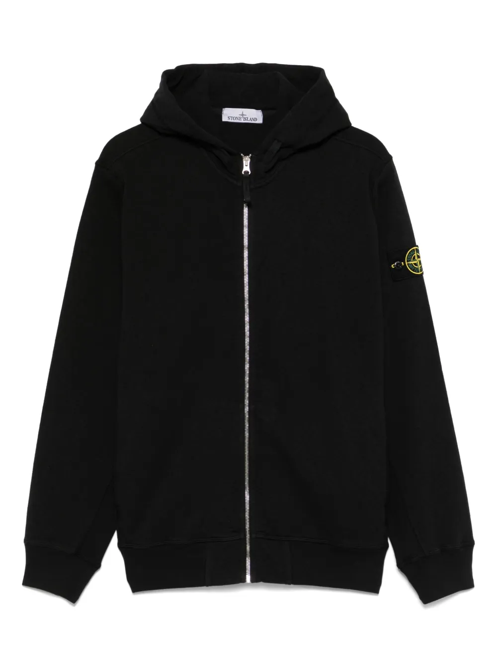 Stone Island Compass-badge hoodie - Nero