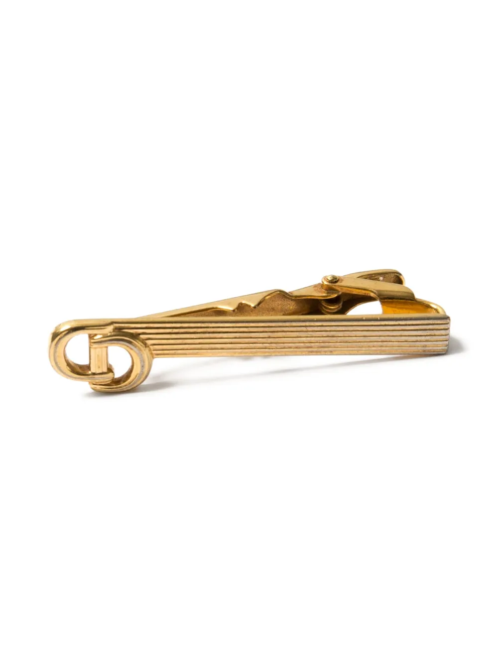 Christian Dior Pre-Owned 1980s logo-engraved tie clip - Oro