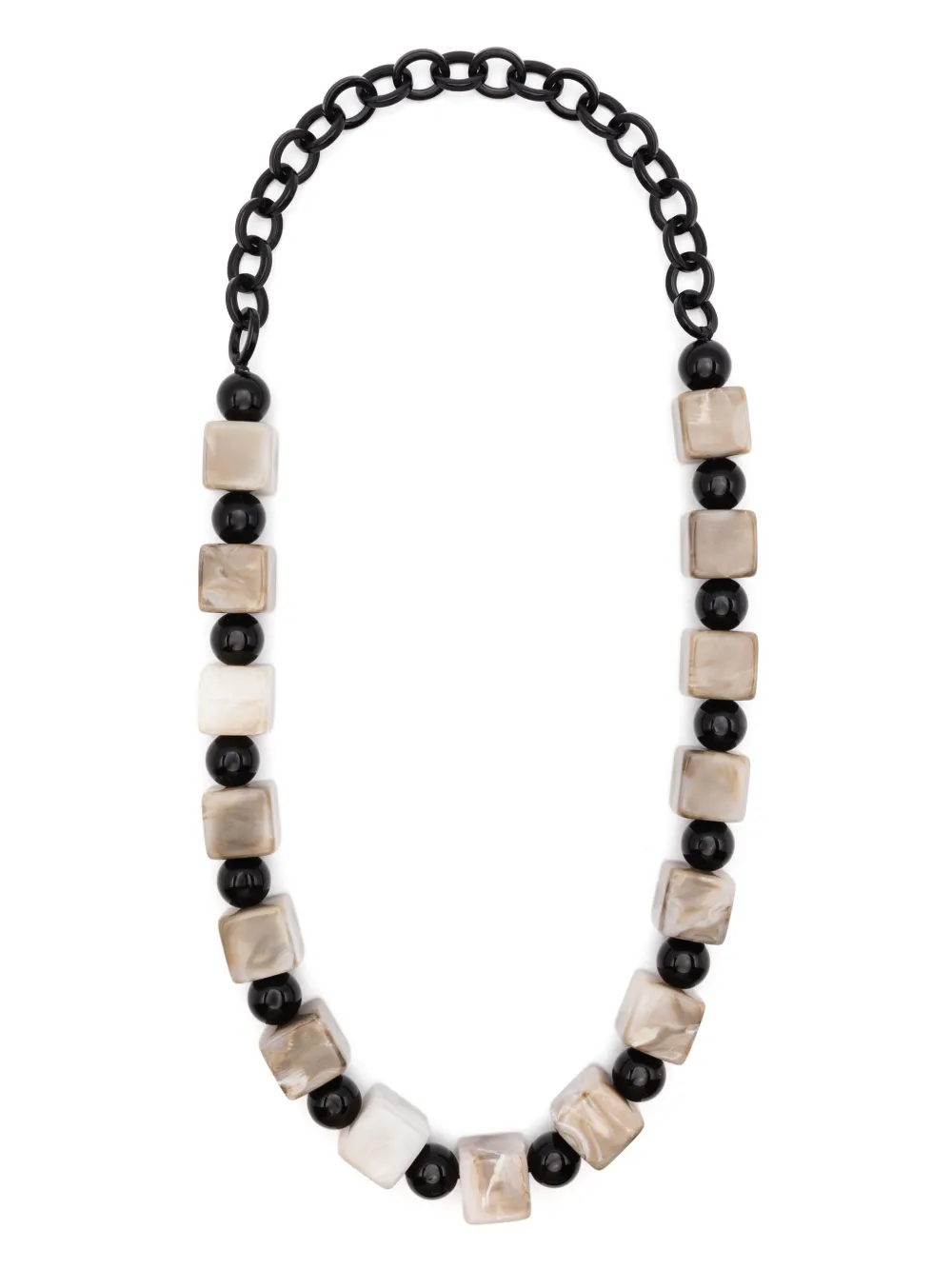 Emporio Armani beaded necklace - Nero
