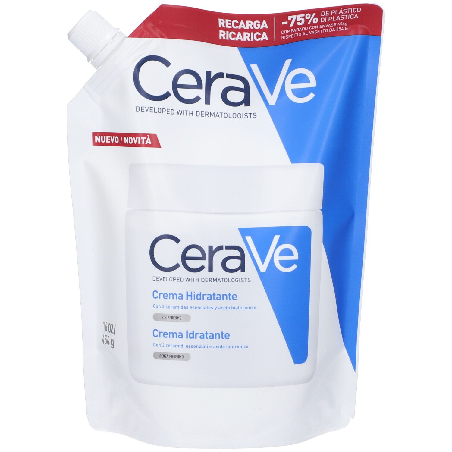 CeraVe Crema Idratante Formato Ricarica 473 ml idratante