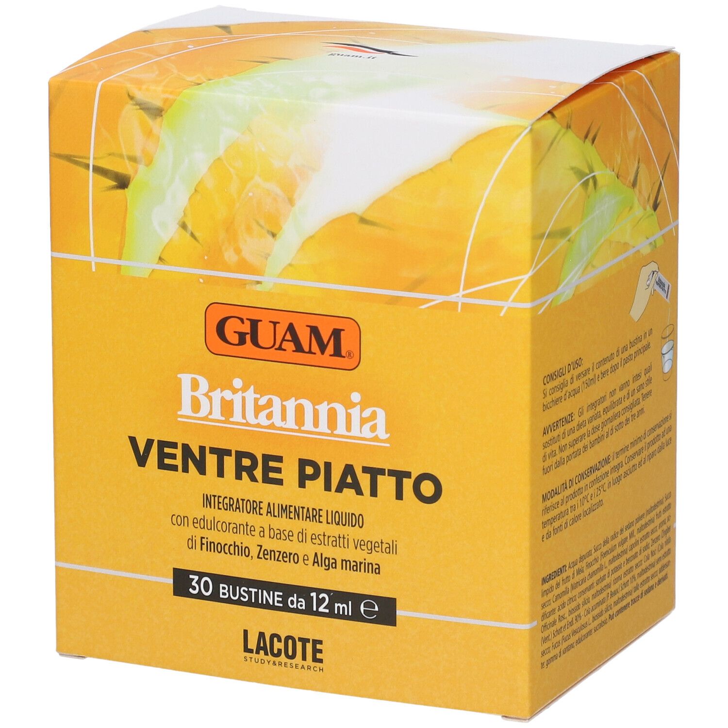 Guam Britannia Ventre Piatto Bustine 360 ml Soluzione orale