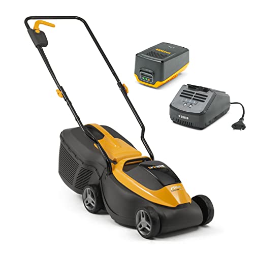 Stiga Tagliaerba A Batteria Collector 132 Ae Kit, Larghezza Taglio 30 Cm, Batteria Epower Da 20 V (4 Ah), 350 W, Fino A 150 M², Batteria E Caricatore 