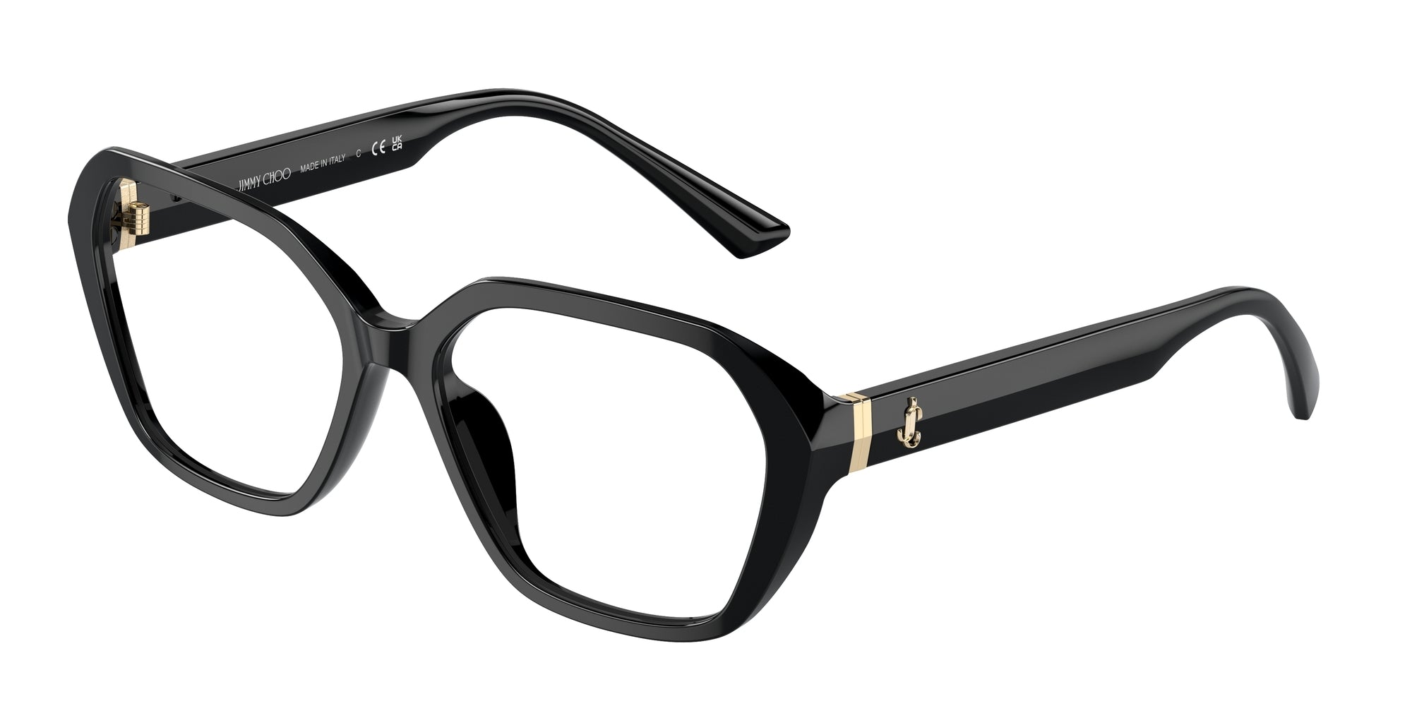 Jimmy Choo Donna Jc3013U 5000 Montature Da Vista Acetato Nero  Farfalla
