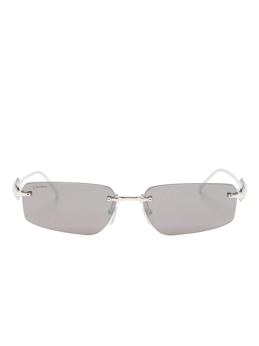 Cartier Eyewear Occhiali da sole C De Cartier - Grigio