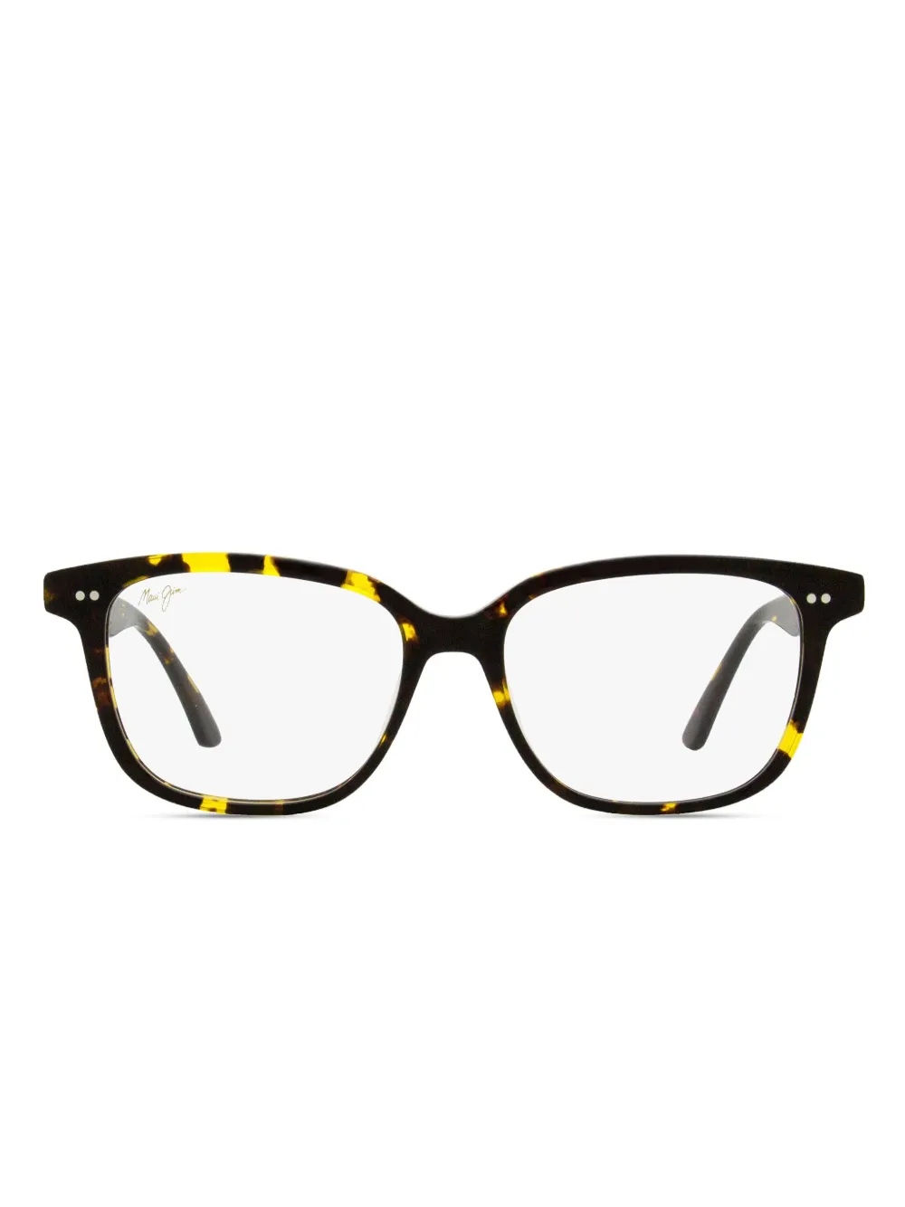 Maui Jim rectangle-frame glasses - Marrone