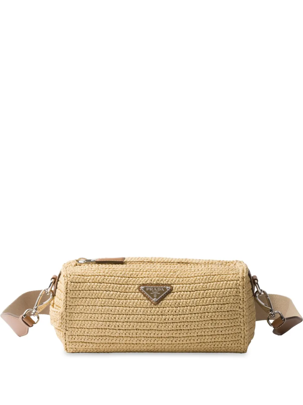 Prada crochet crossbody bag - Toni neutri
