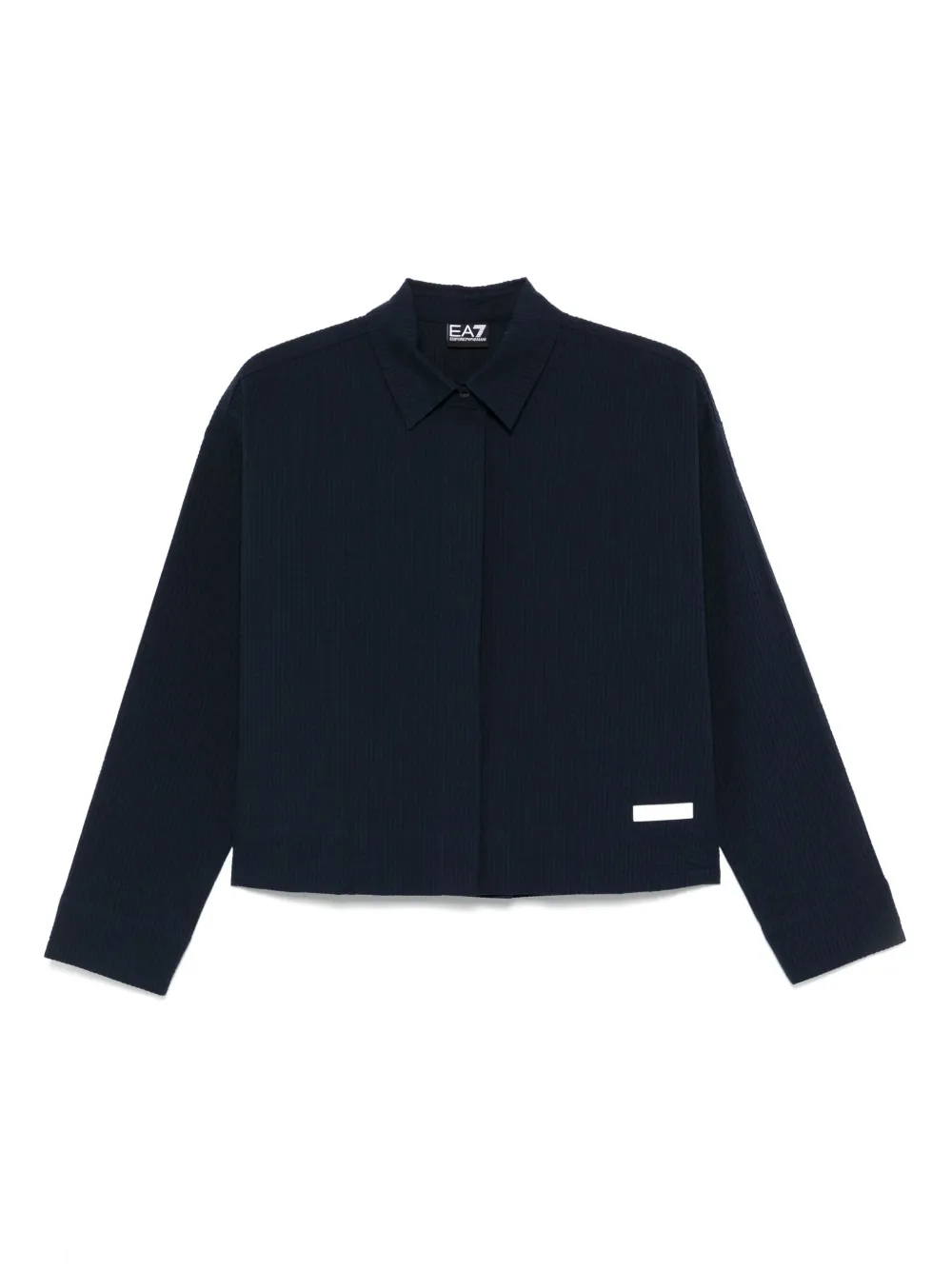 Ea7 Emporio Armani striped shirt - Blu