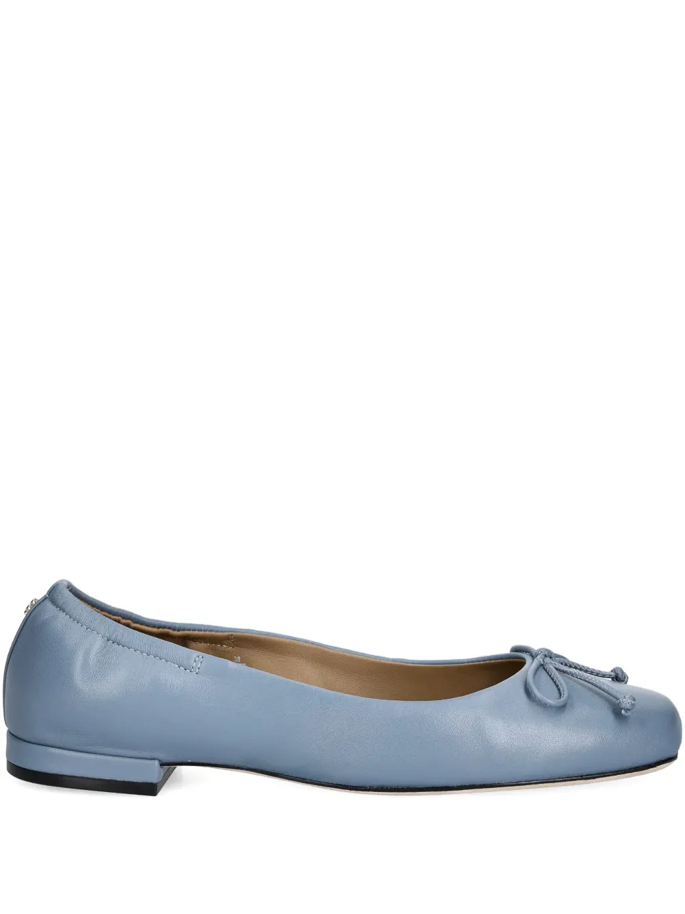 BOSS bow-detail ballet flats - Blu