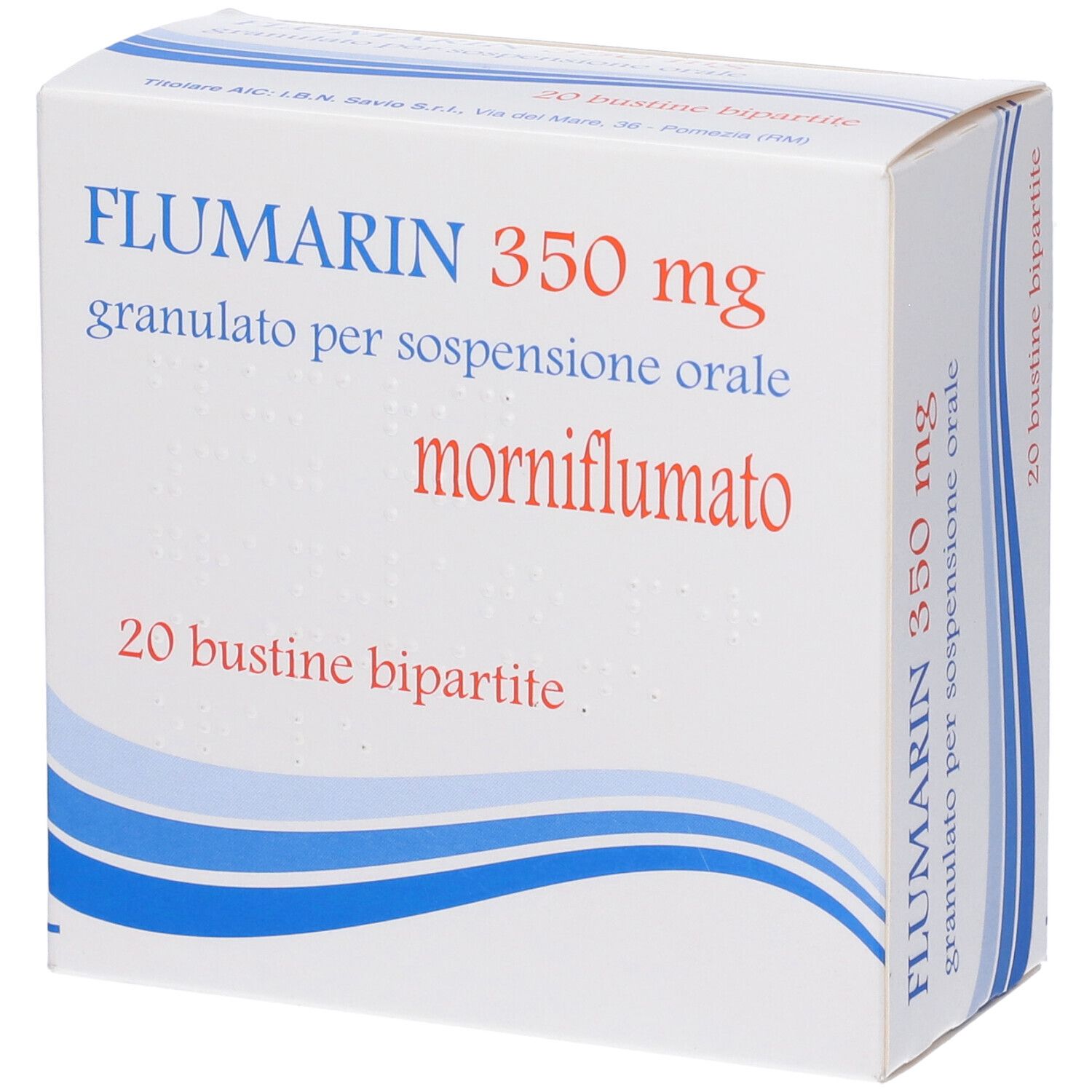 FLUMARIN 350 mg granulato per sospensione orale 20 pz Granulato