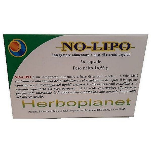 Herboplanet No Lipo Integratore Alimentare 36 Capsule 16,56g