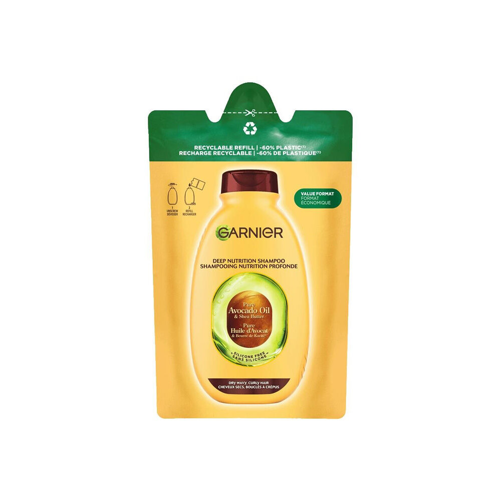 Garnier Ultra Dolce Shampoo Olio di Avocado e Burro di Karité Ricarica 250ml - -