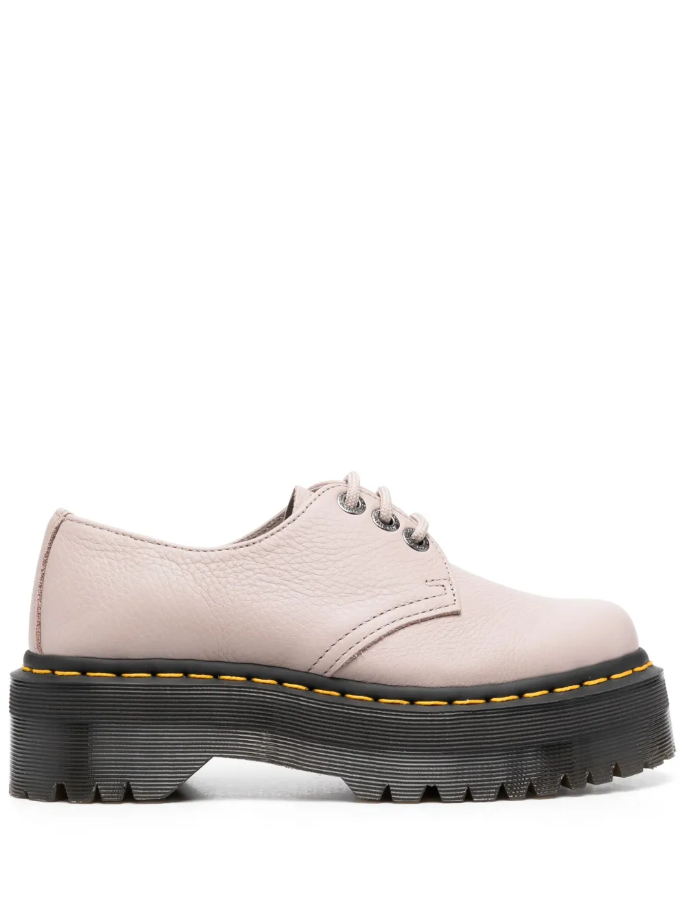 Dr. Martens 1461 II Pisa Leather Platform "Vintage Taupe" - Toni neutri