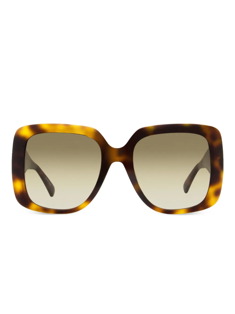 Longchamp tortoiseshell oversized sunglasses - Marrone