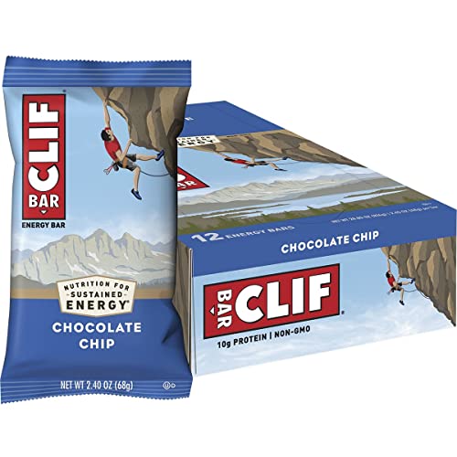 Clif Bar - Barrette Energetiche Biologiche Al Cioccolato, 12 Barrette