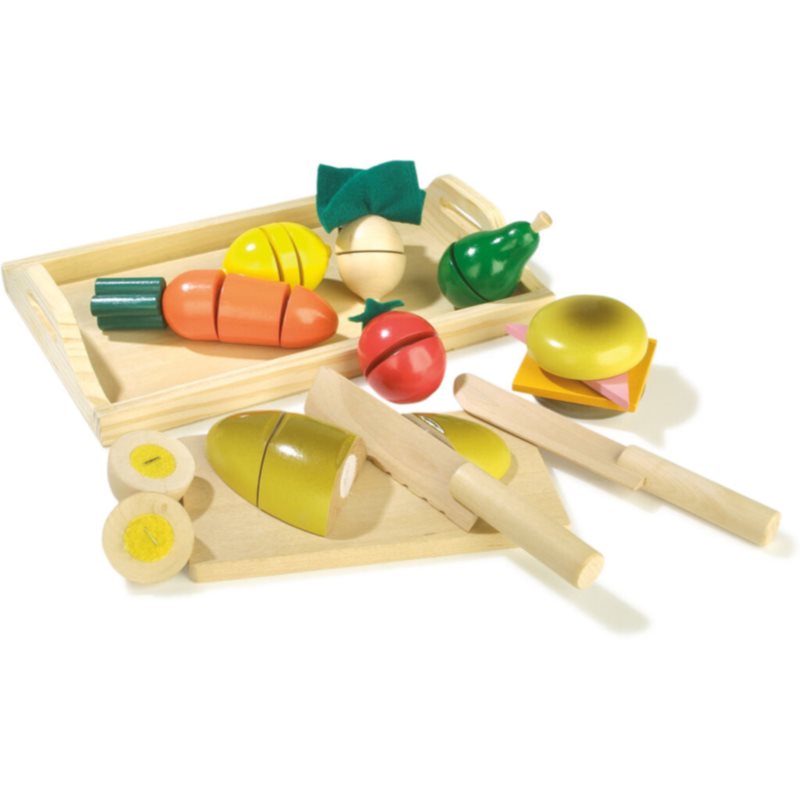 Small Foot Cuttable Lunch Set Set Di Giocattoli In Legno 3 Y+ 10 Pz