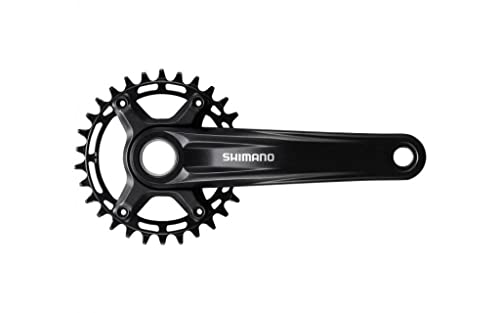 Shimano 4550170618438, "Mt510 Mtb 1X12S Crankset Teeth X Black Unisex Adulto, Multicolore, 175Mm 32