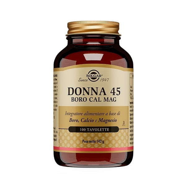 Solgar Donna 45 Boro Cal Mag 100 Tavolette