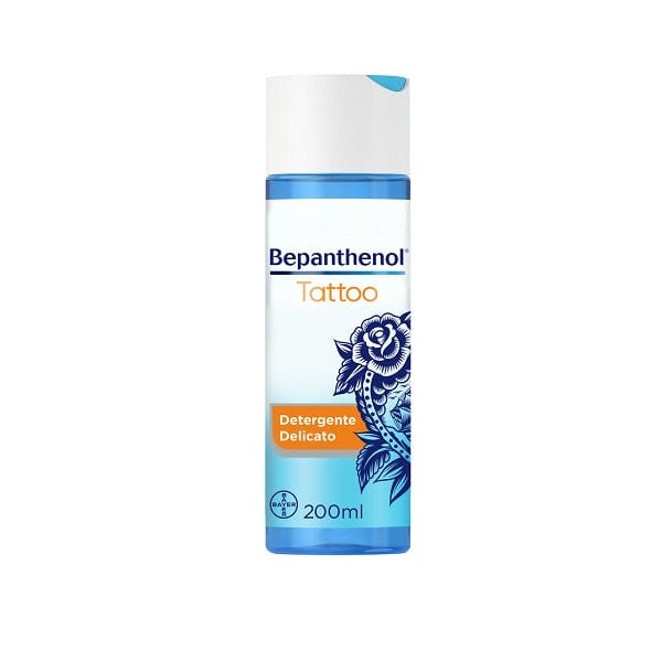 Bepanthenol Tattoo Detergente Delicato Tatuaggi 200 Ml