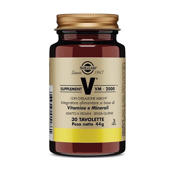 Solgar Supplement Vm 2000 Vitamine Minerali 30 Tavolette