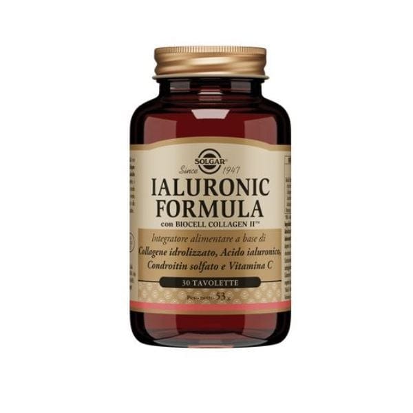 Solgar Solgar - Ialuronic Formula Con Biocell Collagen Ii - 30 Tavolette