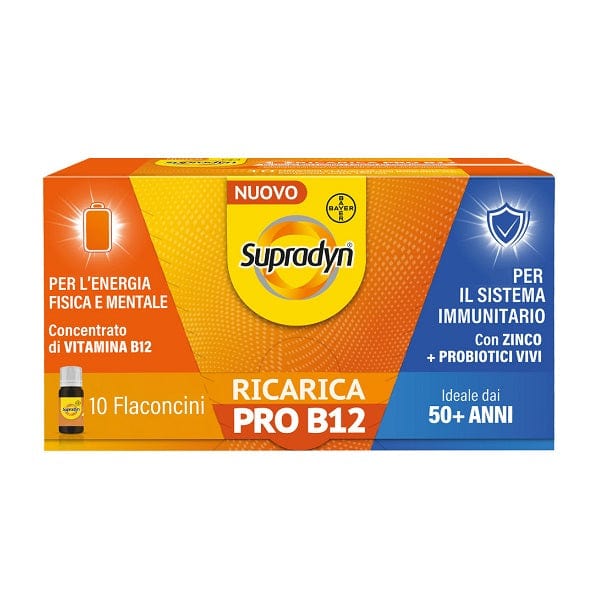 Supradyn Ricarica Pro B12 10 Flaconcini Da 10 Ml
