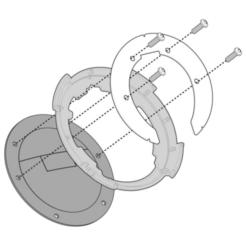 Flangia Tanklock Serbatoio Givi BF32