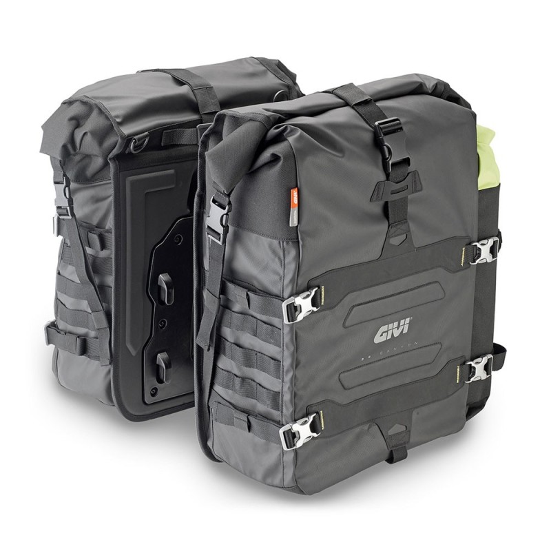 Coppia Borse Laterali Givi CANYON RANGE GRT709 35+35 Litri Nero