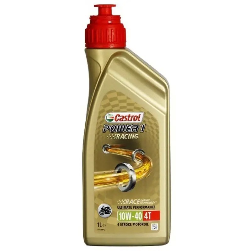 Olio Moto 4 Tempi Castrol Power 1 Racing 10W-40 1 litro H UJ