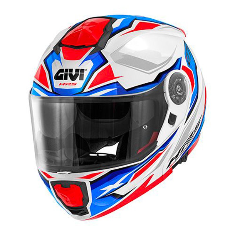 Casco Modulare Givi X.27 Sector Bianco Blu Rosso XL